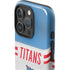 NFL Tennessee Titans White Striped iPhone 16 Pro Impact Case